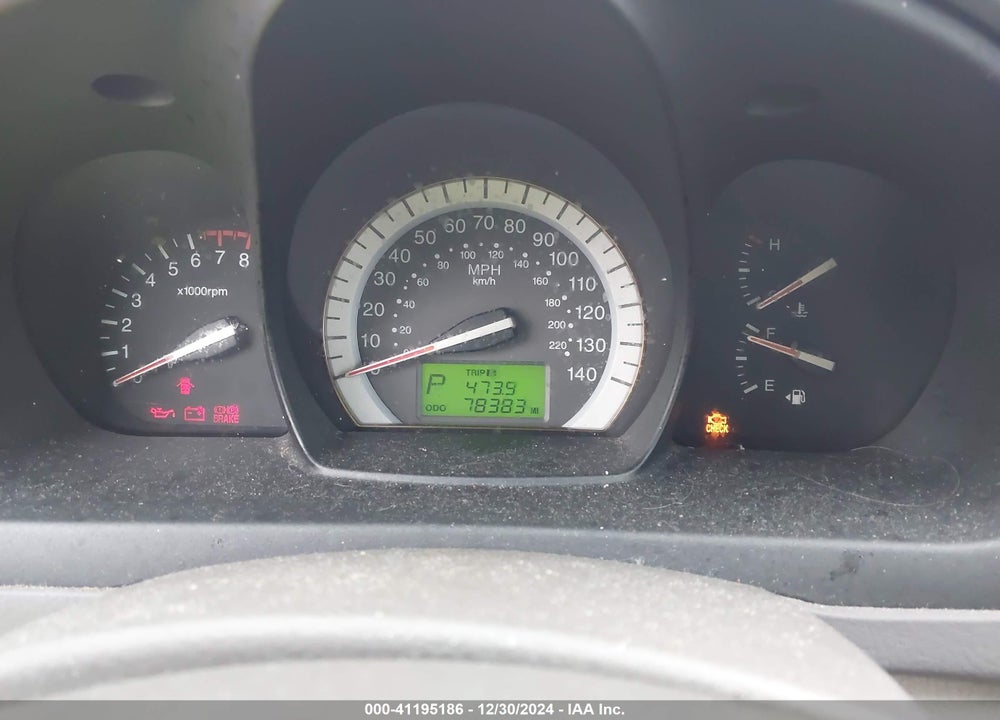 2007 KIA SPECTRA EX VIN: KNAFE122375381000