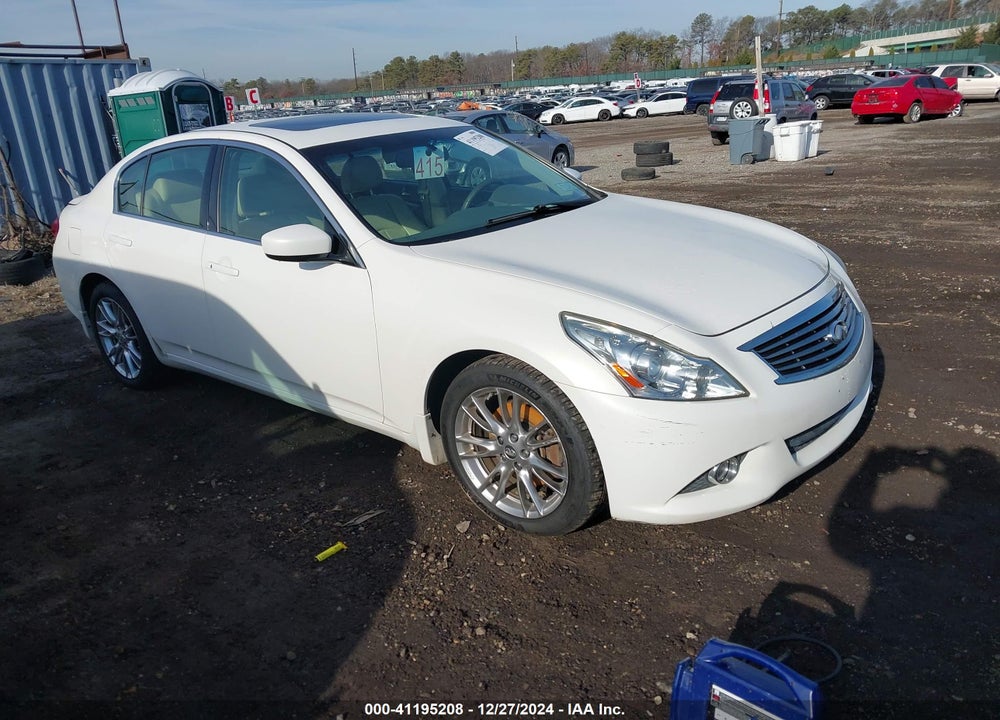 2011 INFINITI G37X VIN: JN1CV6AR6BM354408