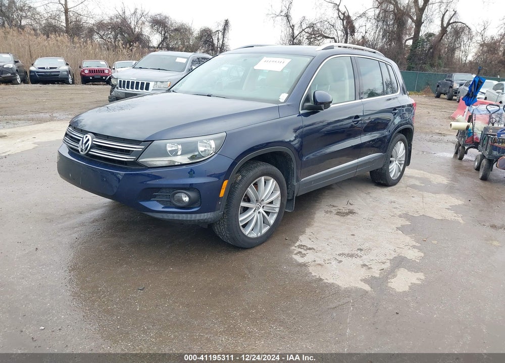 2013 VOLKSWAGEN TIGUAN SE VIN: WVGBV3AX7DW062324