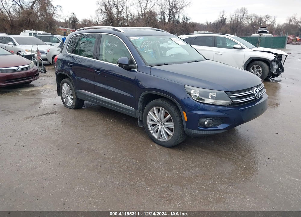 2013 VOLKSWAGEN TIGUAN SE VIN: WVGBV3AX7DW062324