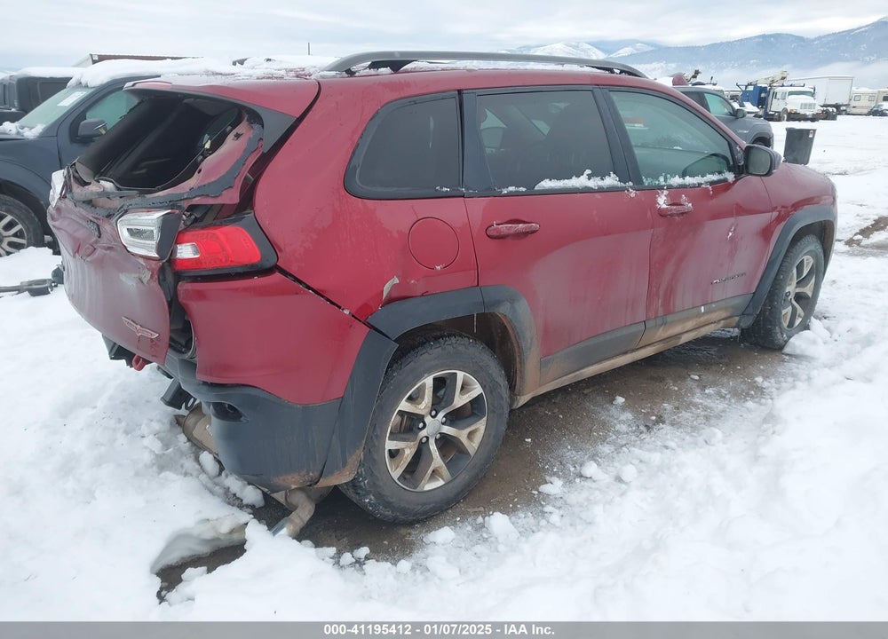 2016 JEEP CHEROKEE TRAILHAWK VIN: 1C4PJMBS3GW220886