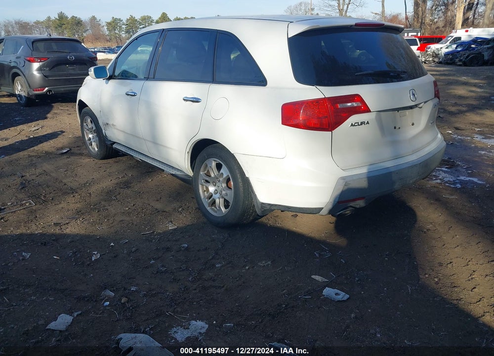 2007 ACURA MDX TECHNOLOGY PACKAGE VIN: 2HNYD28437H536838