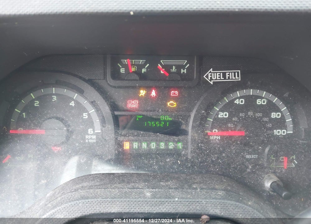 2011 FORD E-350 CUTAWAY VIN: 1FDWE3FL2BDA91679