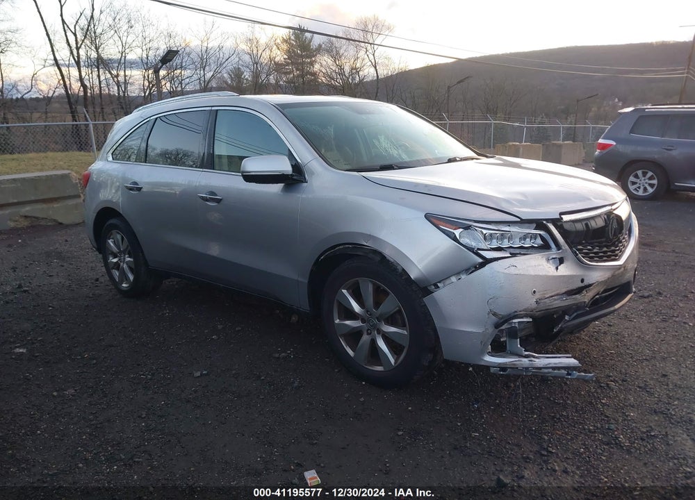2014 ACURA MDX ADVANCE PKG W/ENTERTAINMENT PKG VIN: 5FRYD4H81EB036943