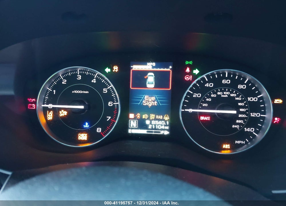 2022 SUBARU IMPREZA VIN: 4S3GTAU6XN3726934