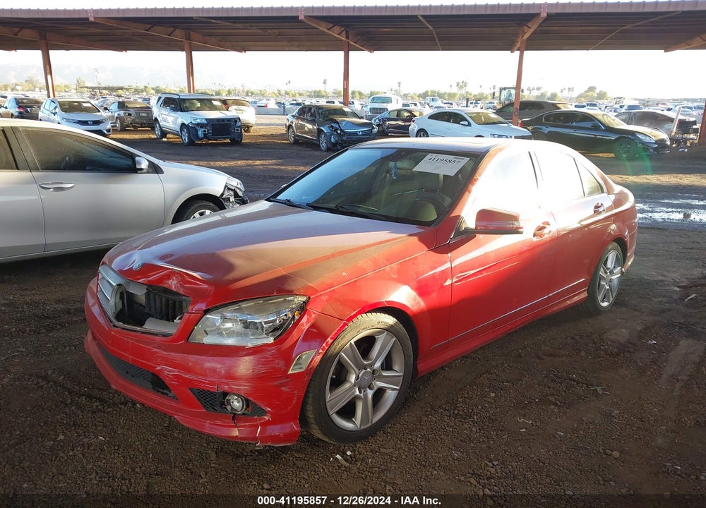 2010 MERCEDES-BENZ C 300 LUXURY/SPORT VIN: WDDGF5EB6AF387467