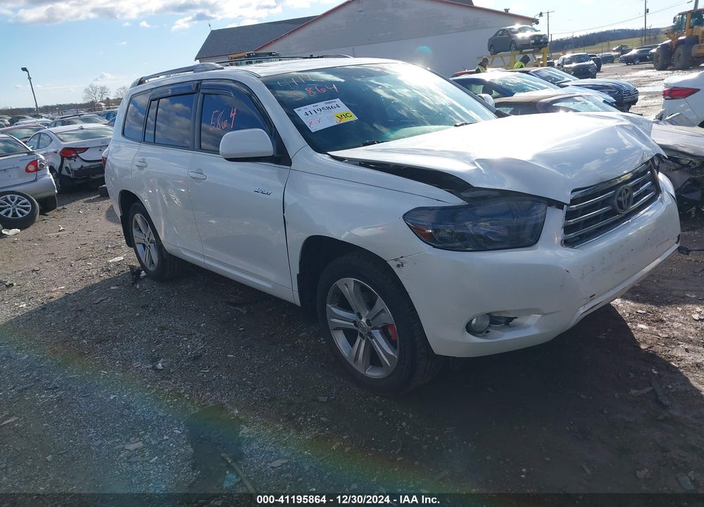 2009 TOYOTA HIGHLANDER SPORT VIN: JTEES43A892138331