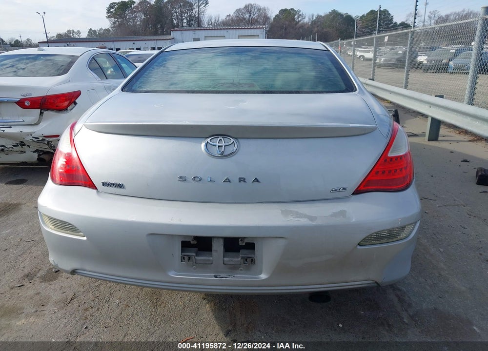 2007 TOYOTA CAMRY SOLARA SE VIN: 4T1CE30P67U754791