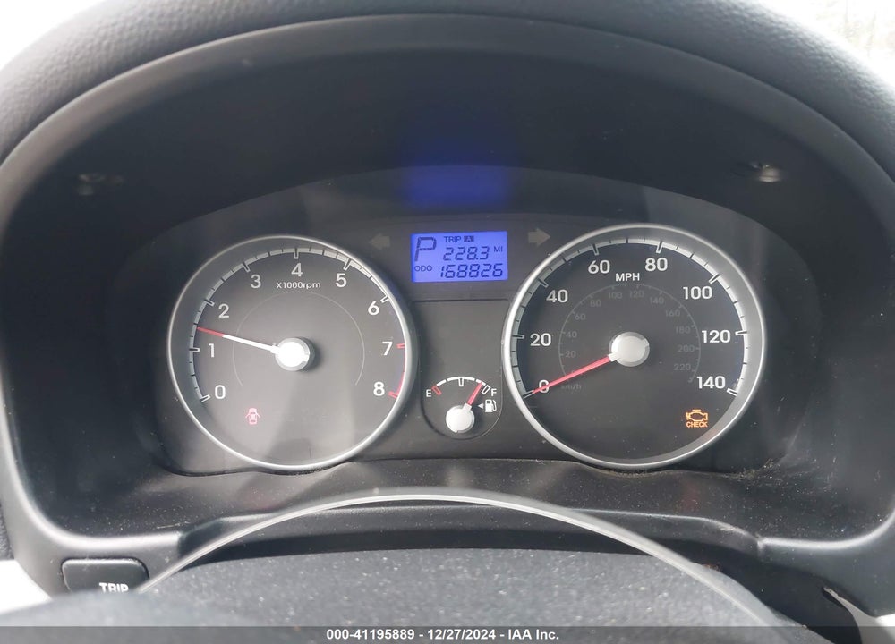 2010 HYUNDAI ACCENT GLS VIN: KMHCN4AC2AU471586