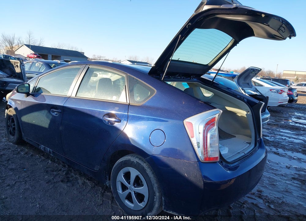 2013 TOYOTA PRIUS THREE VIN: JTDKN3DUXD0345096
