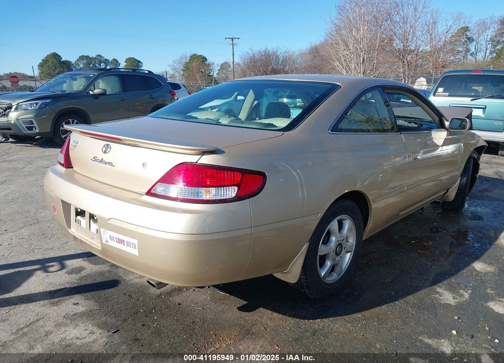 2000 TOYOTA CAMRY SOLARA SLE V6 VIN: 2T1CF22P6YC322547