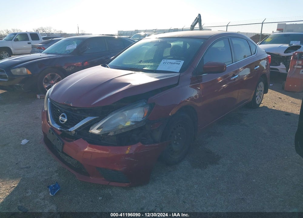 2016 NISSAN SENTRA VIN: 3N1AB7AP9GL676580