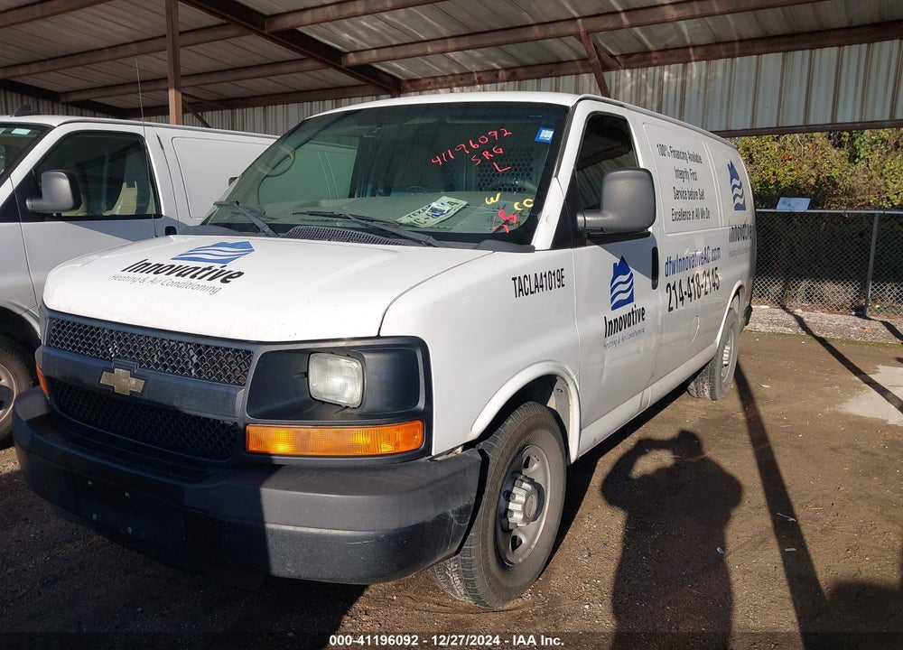 2014 CHEVROLET EXPRESS 2500 WORK VAN VIN: 1GCWGFBA2E1122133