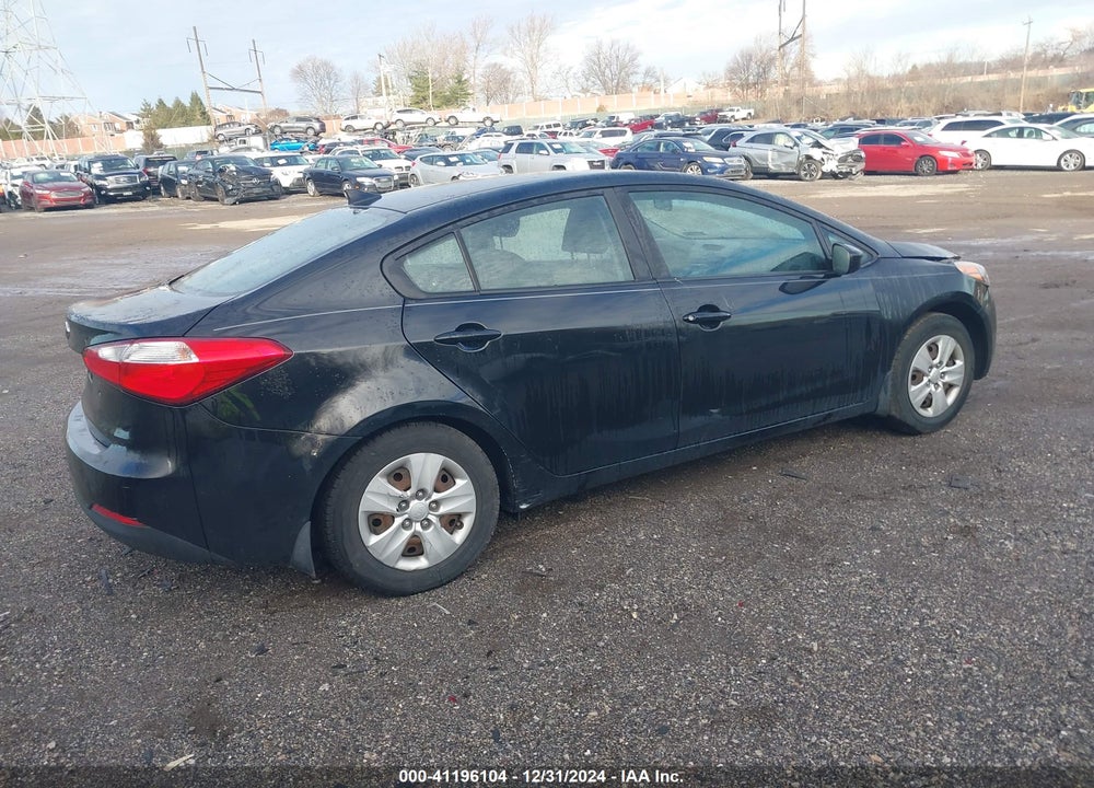 2015 KIA FORTE LX VIN: KNAFK4A61F5412144