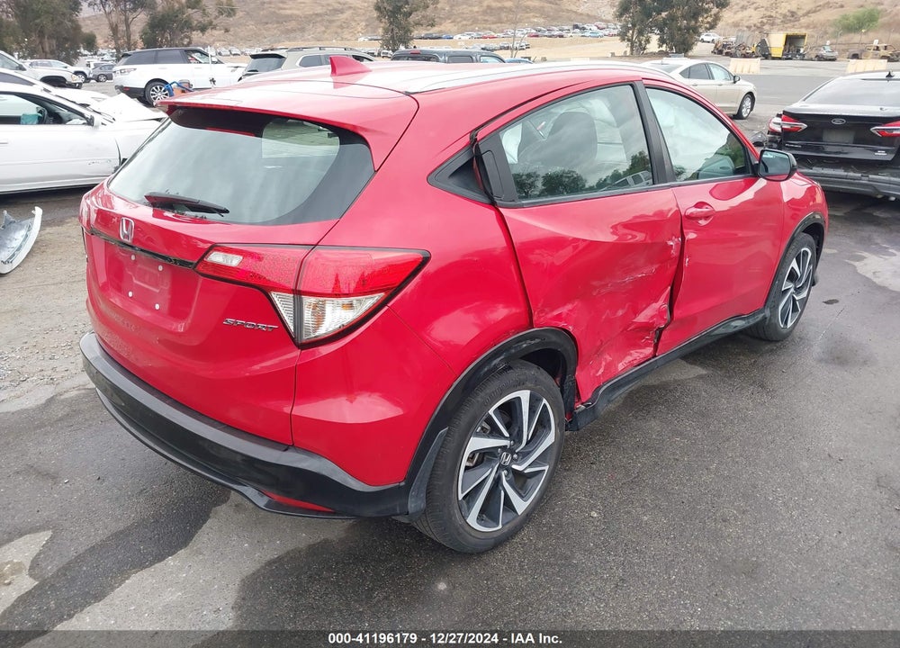 2019 HONDA HR-V SPORT VIN: 3CZRU5H15KG709571