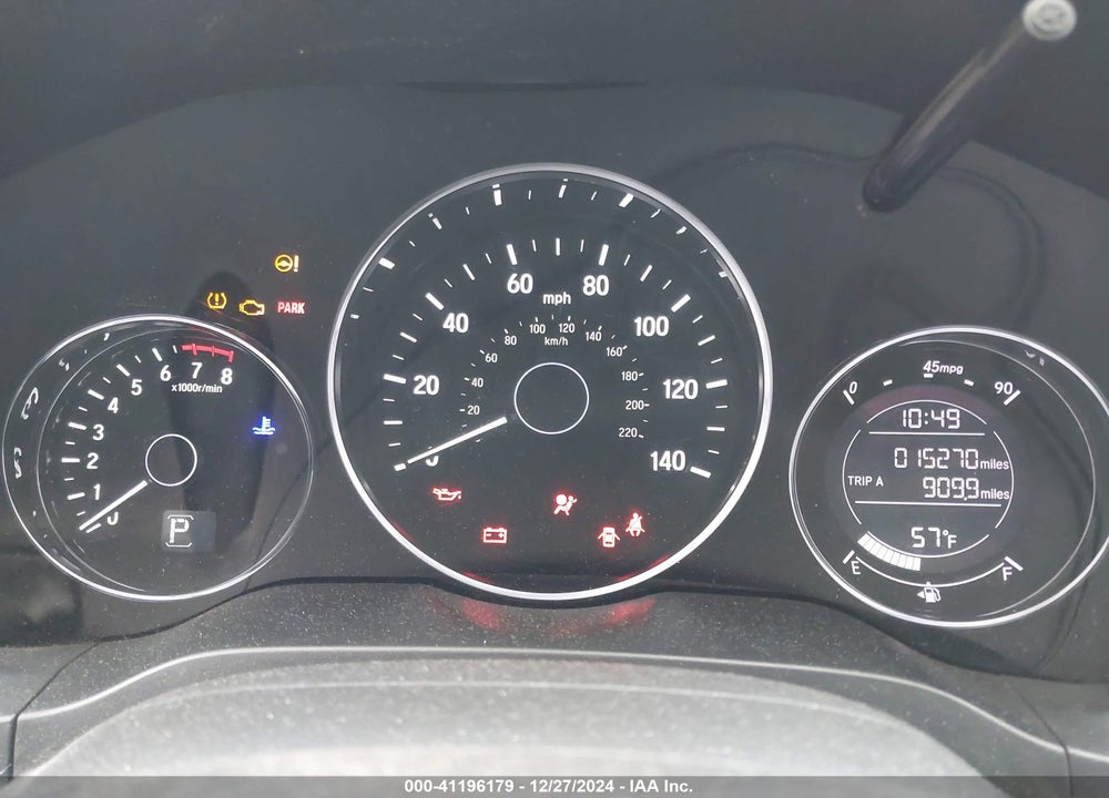 2019 HONDA HR-V SPORT VIN: 3CZRU5H15KG709571