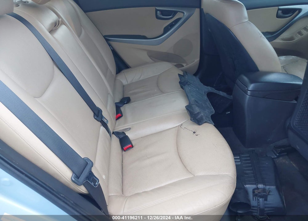 2012 HYUNDAI ELANTRA LIMITED PZEV VIN: KMHDH4AE5CU213224