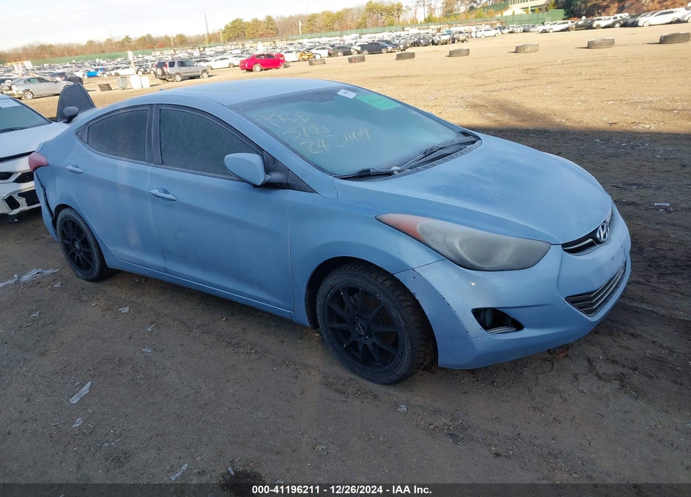 2012 HYUNDAI ELANTRA LIMITED PZEV VIN: KMHDH4AE5CU213224