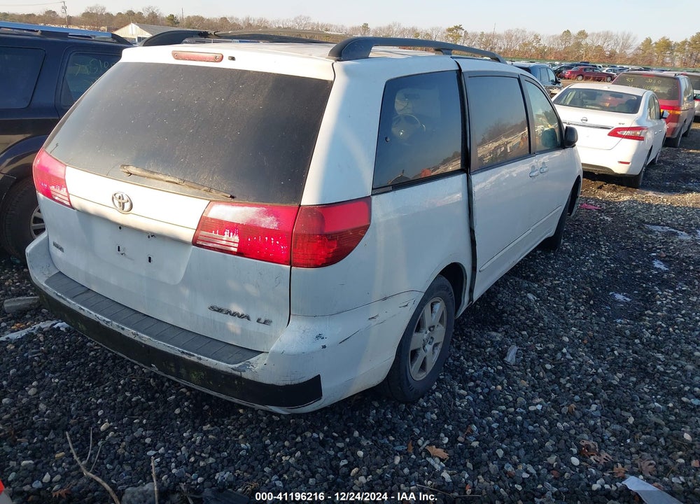 2004 TOYOTA SIENNA LE VIN: 5TDZA23C84S095951