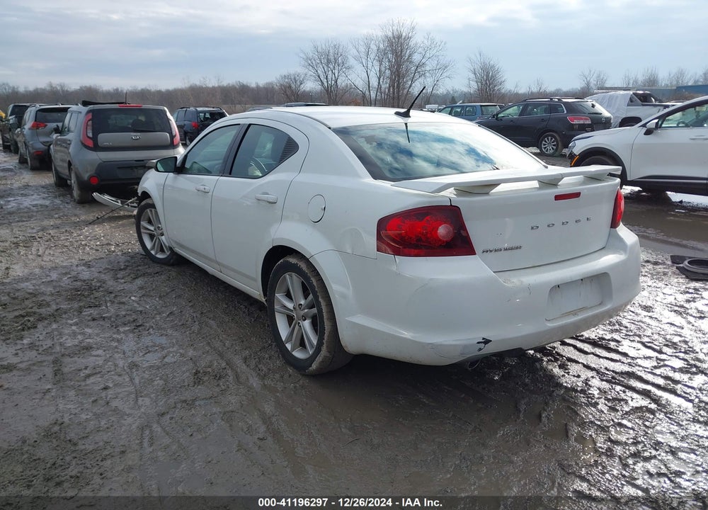 2012 DODGE AVENGER SE VIN: 1C3CDZAG3CN314979