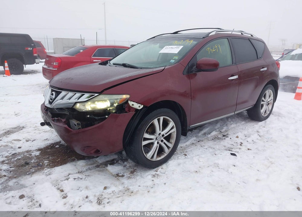 2009 NISSAN MURANO LE VIN: JN8AZ18W79W141932
