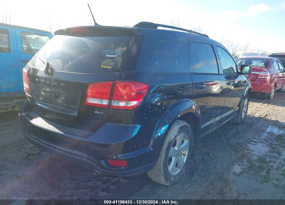 2012 DODGE JOURNEY SXT VIN: 3C4PDCBG3CT393756