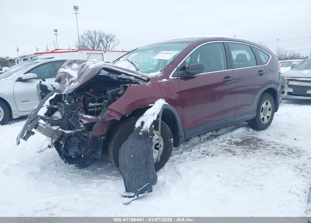 2014 HONDA CR-V LX VIN: 5J6RM4H38EL094758