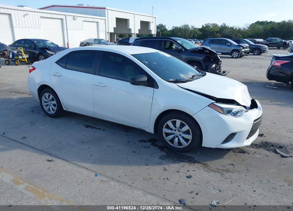 2015 TOYOTA COROLLA LE VIN: 2T1BURHE2FC390048