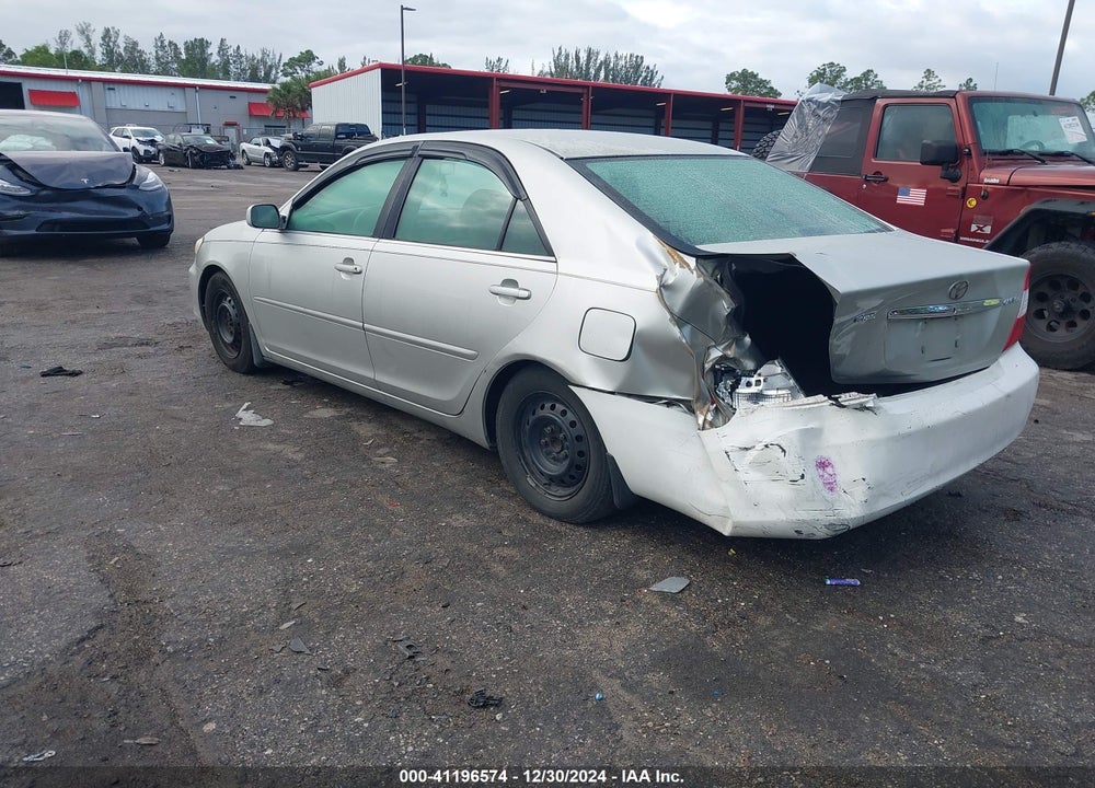2004 TOYOTA CAMRY LE VIN: 4T1BE32K24U791314