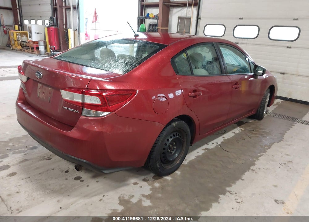 2018 SUBARU IMPREZA VIN: 4S3GKAA64J3607729