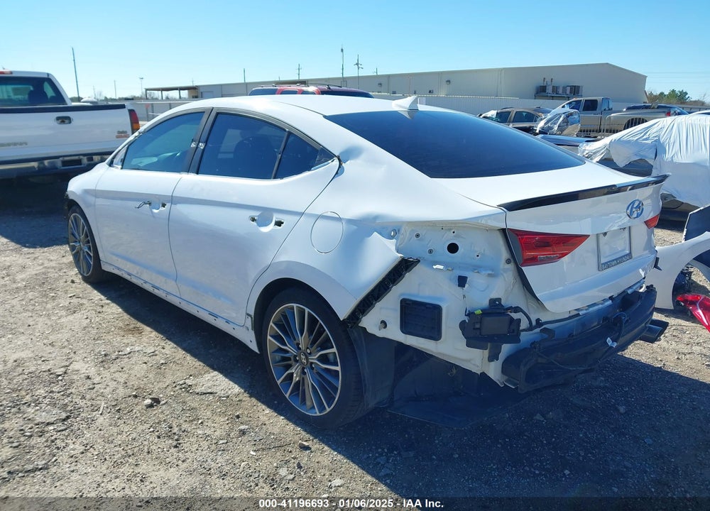 2018 HYUNDAI ELANTRA SPORT VIN: KMHD04LB1JU657109