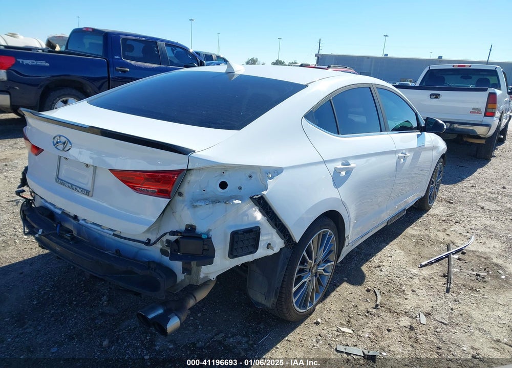 2018 HYUNDAI ELANTRA SPORT VIN: KMHD04LB1JU657109