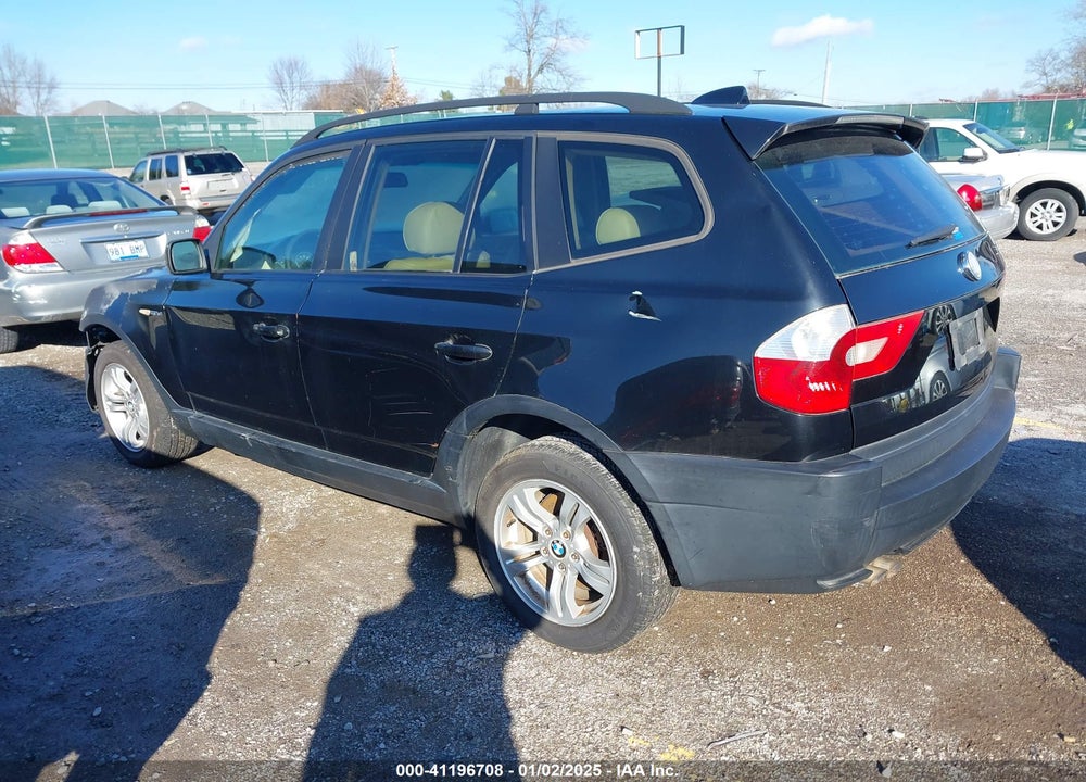 2005 BMW X3 3.0I VIN: WBXPA93495WD10494