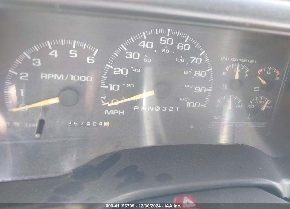 1998 GMC SIERRA 1500 SL WIDESIDE VIN: 2GTEK19R2W1509527