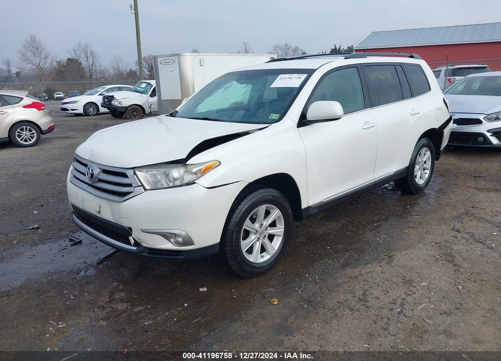 2012 TOYOTA HIGHLANDER SE VIN: 5TDBK3EHXCS169642