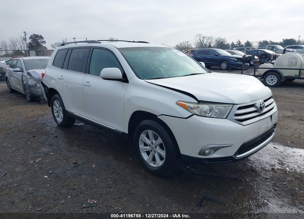 2012 TOYOTA HIGHLANDER SE VIN: 5TDBK3EHXCS169642