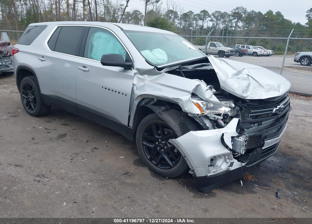 2021 CHEVROLET TRAVERSE FWD LS VIN: 1GNERFKW7MJ250827