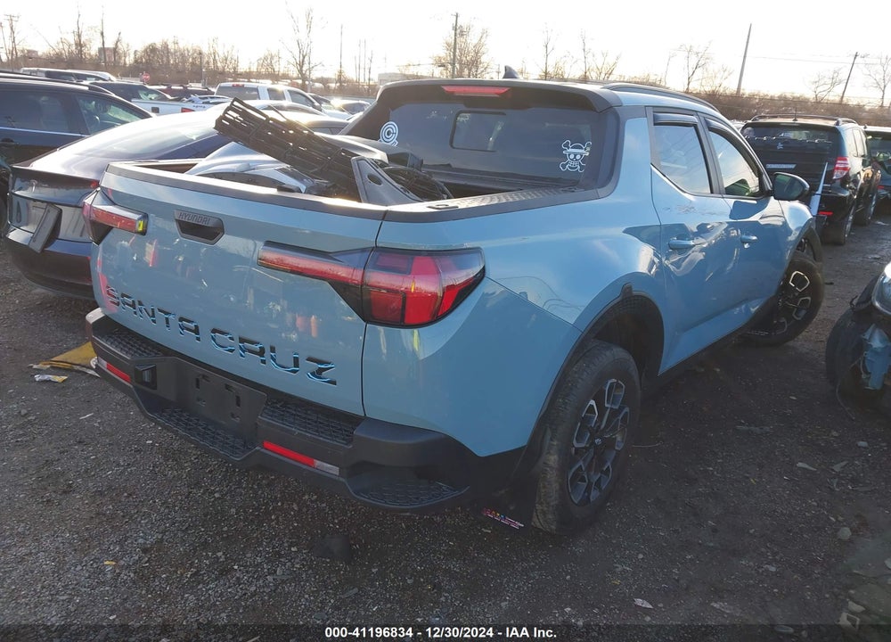 2022 HYUNDAI SANTA CRUZ SEL PREMIUM VIN: 5NTJDDAF4NH021724