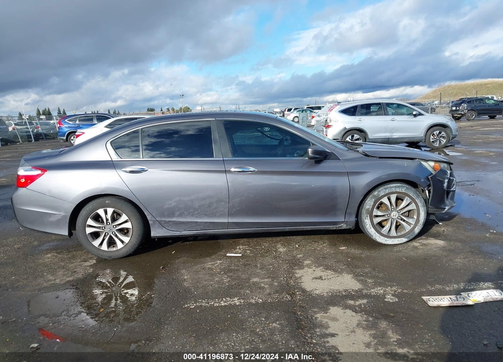 2013 HONDA ACCORD LX VIN: 1HGCR2F30DA119491