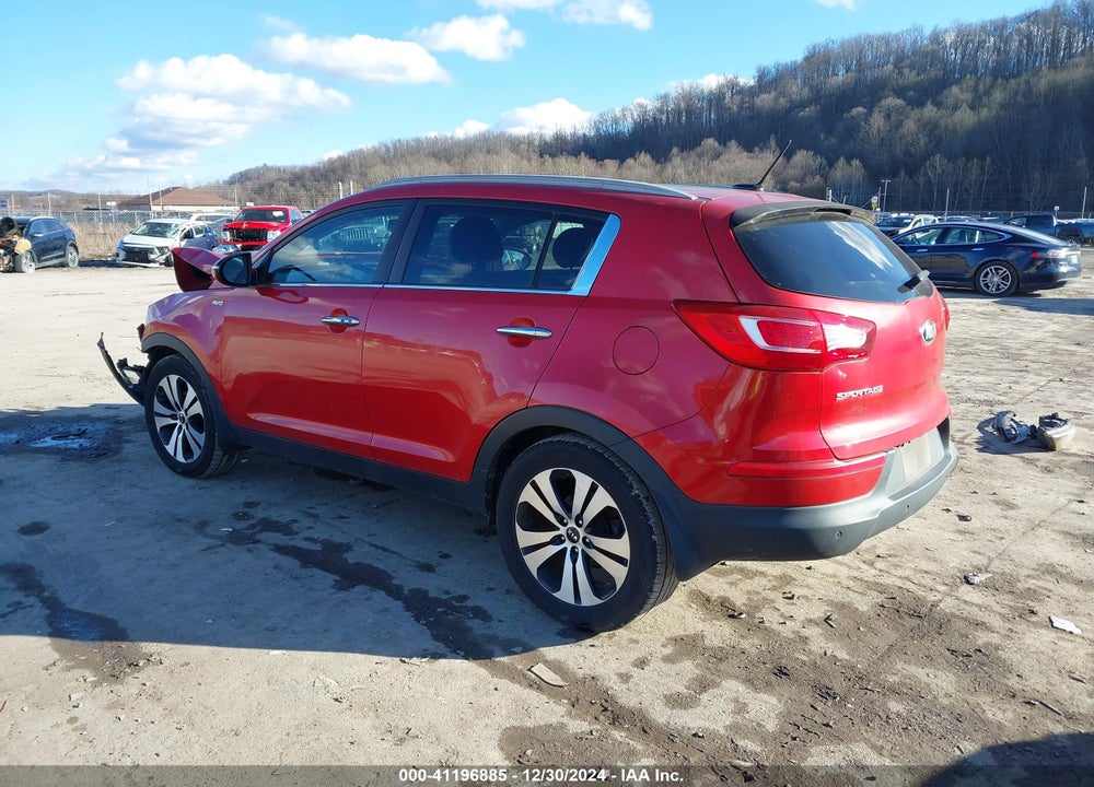 2013 KIA SPORTAGE EX VIN: KNDPCCA25D7538634