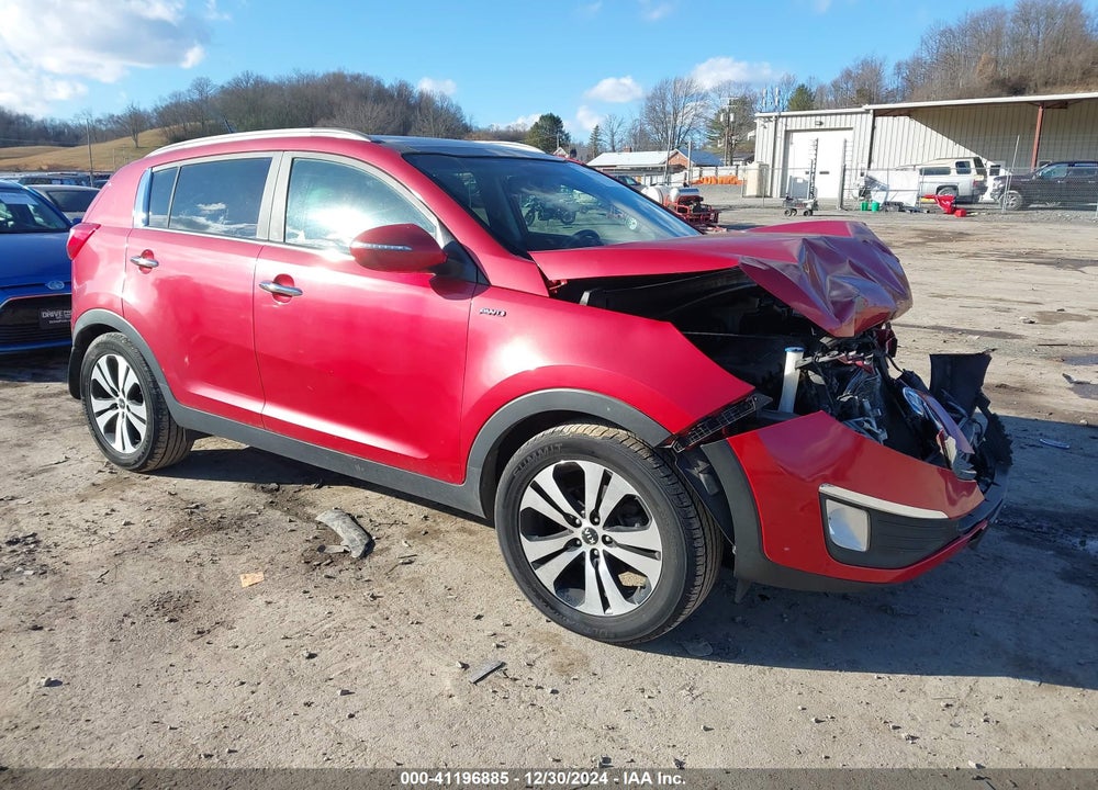 2013 KIA SPORTAGE EX VIN: KNDPCCA25D7538634