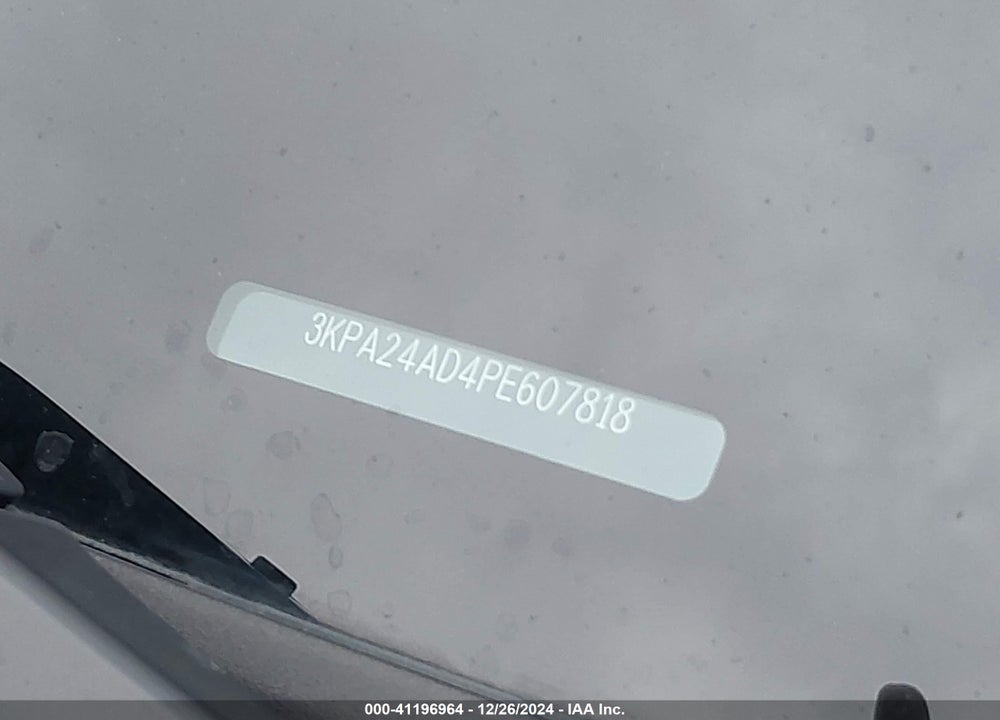 2023 KIA RIO VIN: 3KPA24AD4PE607818
