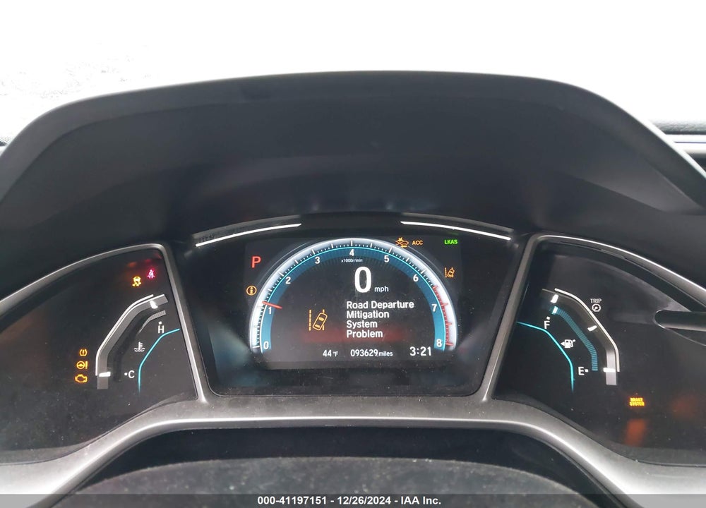 2021 HONDA CIVIC VIN: 2HGFC1F3XMH703231