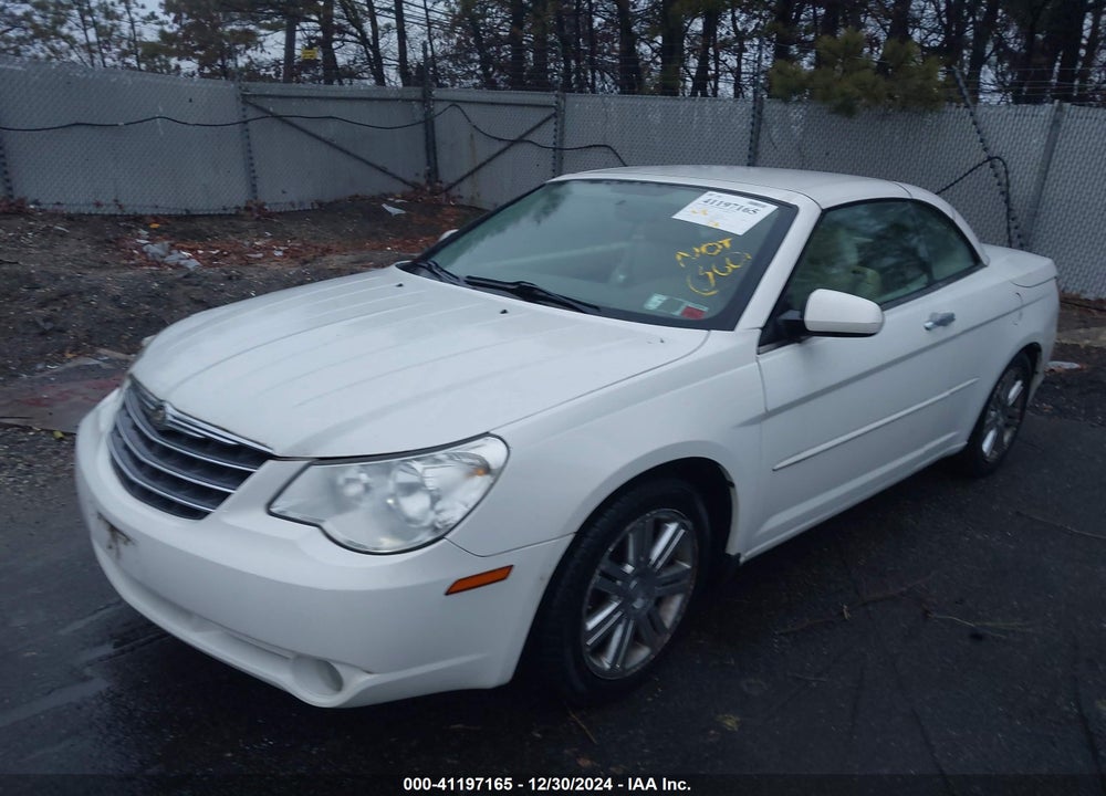 2008 CHRYSLER SEBRING LIMITED VIN: 1C3LC65M08N256502
