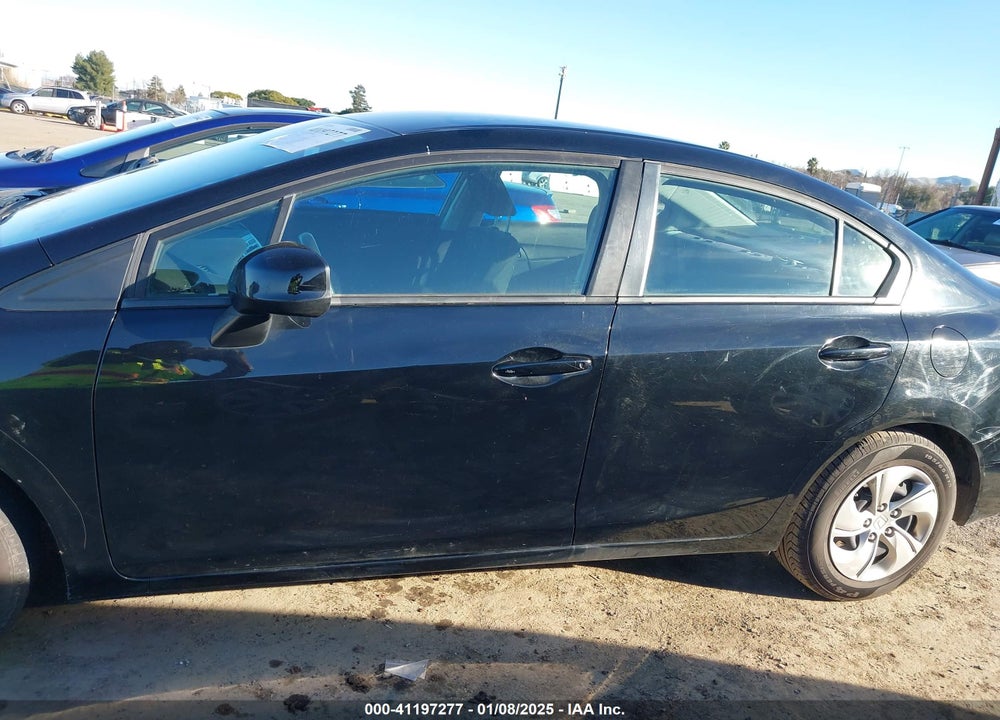 2013 HONDA CIVIC LX VIN: 19XFB2F54DE280957