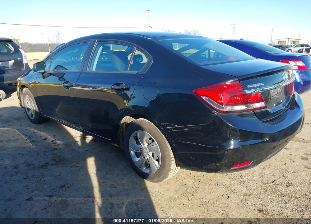 2013 HONDA CIVIC LX VIN: 19XFB2F54DE280957