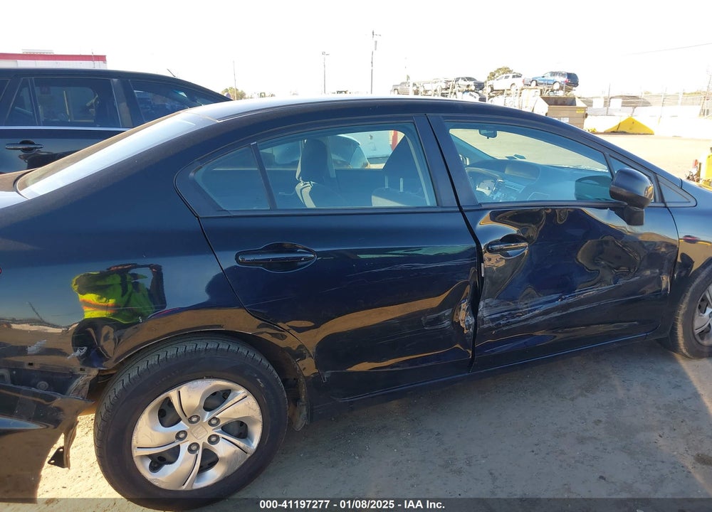 2013 HONDA CIVIC LX VIN: 19XFB2F54DE280957
