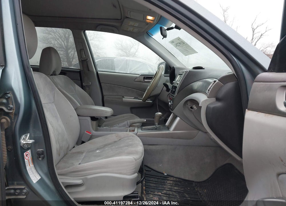 2009 SUBARU FORESTER 2.5X VIN: JF2SH63639H786414