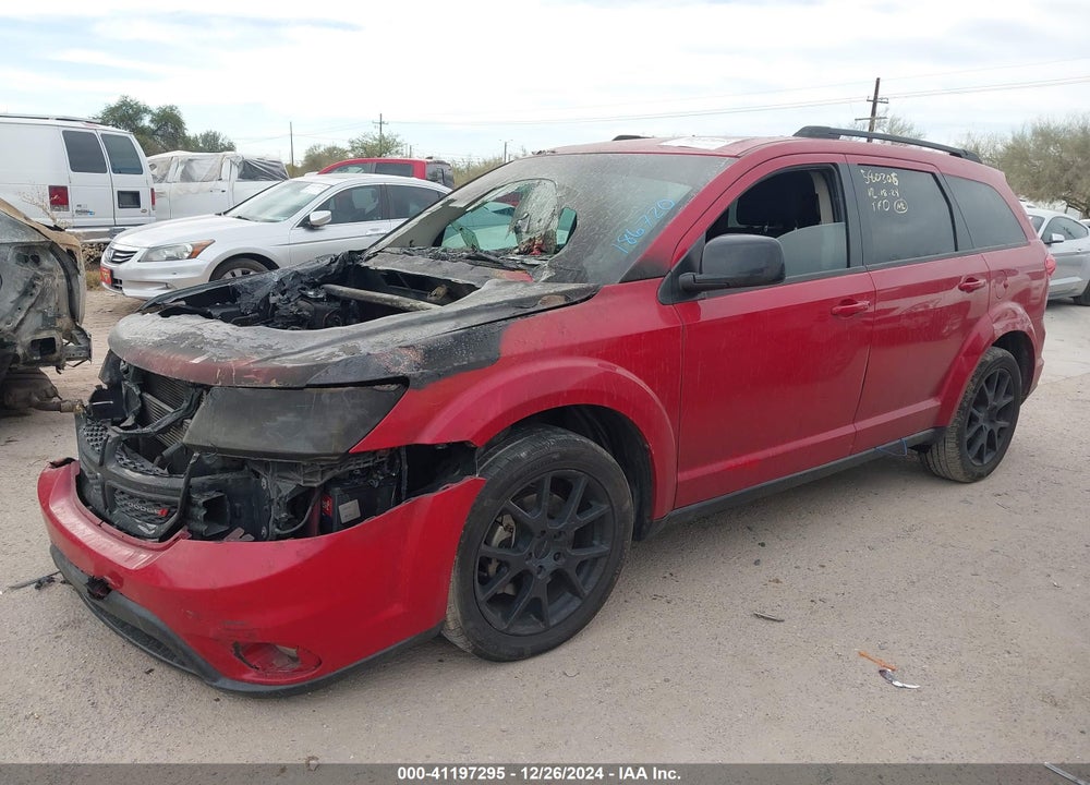 2016 DODGE JOURNEY VIN: 3C4PDCBB7GT186720