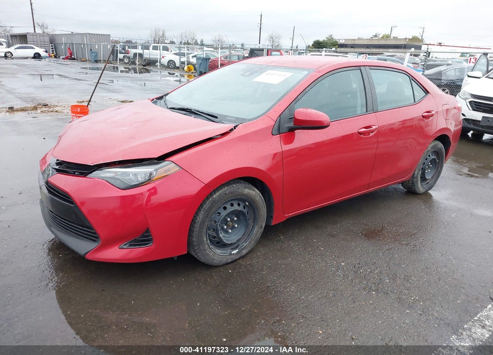 2018 TOYOTA COROLLA LE VIN: 5YFBURHE7JP754554